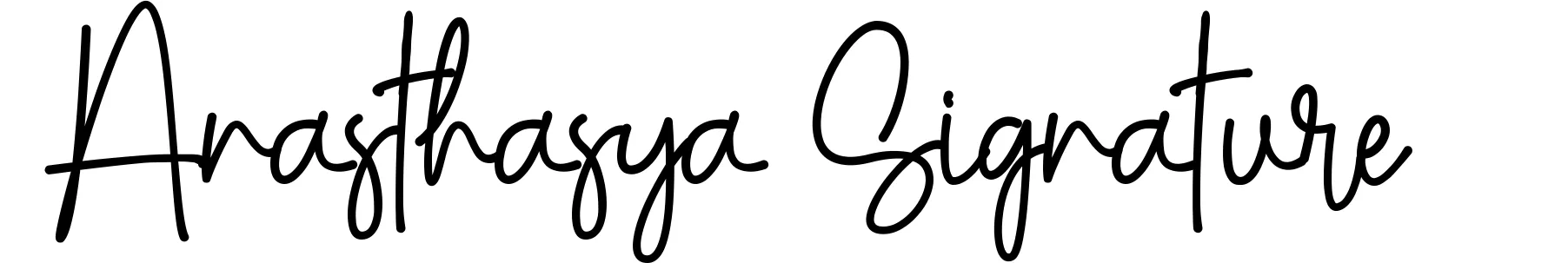 Anasthasya Signature