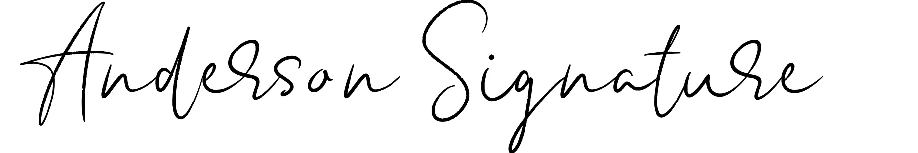 Anderson Signature