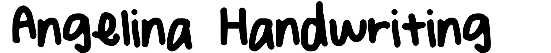 Angelina Handwriting