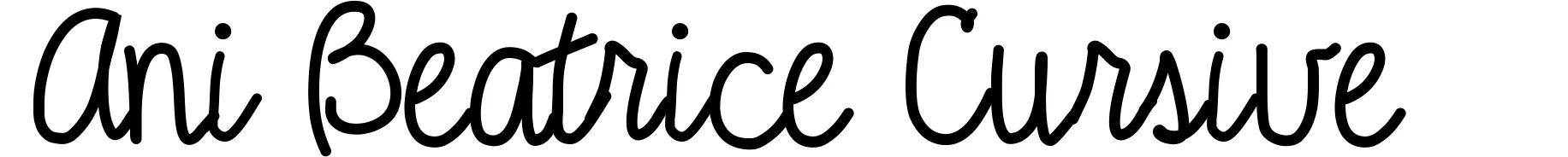 Ani Beatrice Cursive
