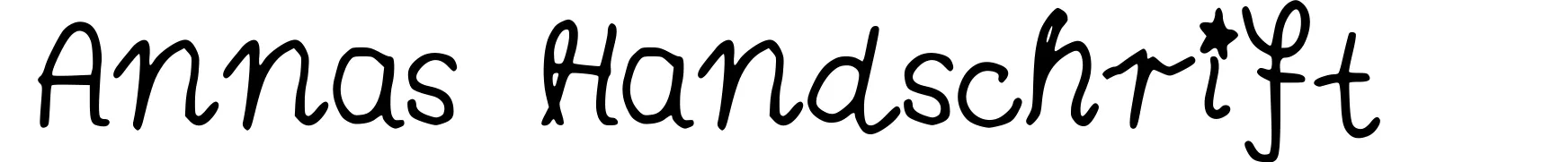 Annas Handschrift