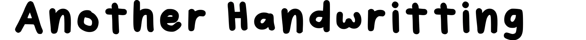 Another Handwritting