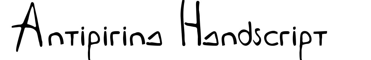 Antipirina Handscript