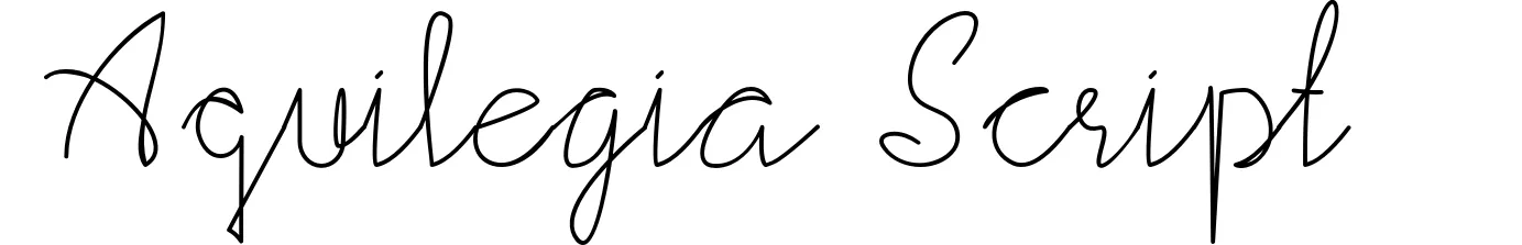 Aquilegia Script