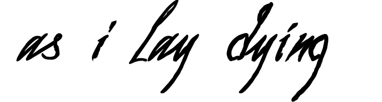 As I Lay Dying
