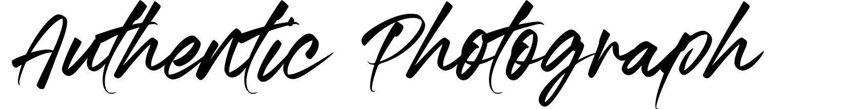 Authentic Photograph