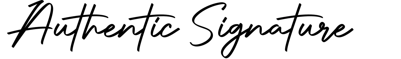 Authentic Signature