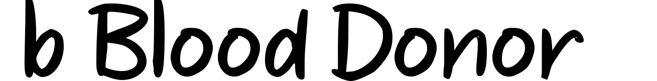 b Blood Donor