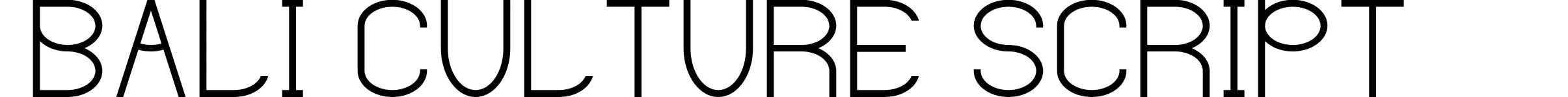 Bali Culture Script