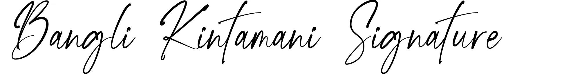 Bangli Kintamani Signature