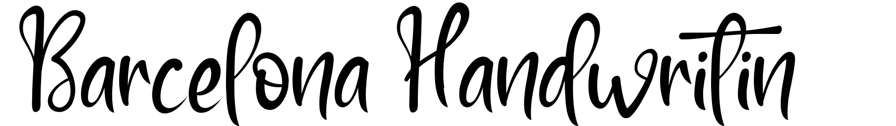 Barcelona Handwritin