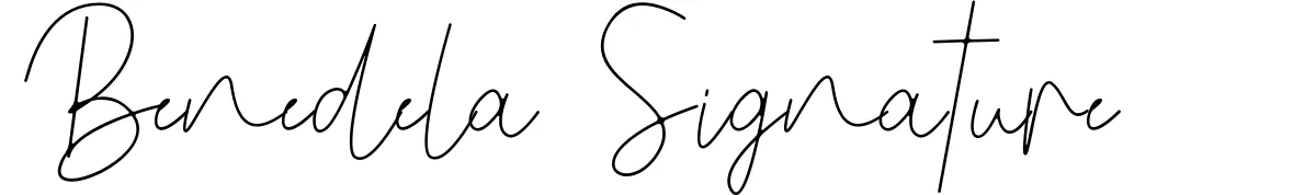 Benedela Signature