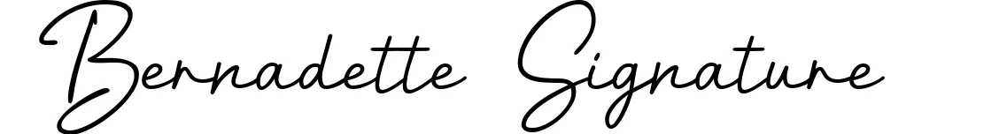 Bernadette Signature