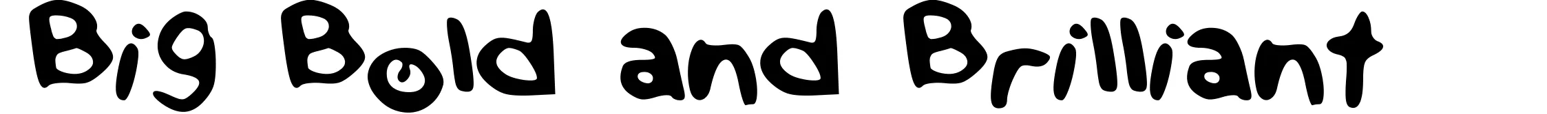 Big Bold and Brilliant