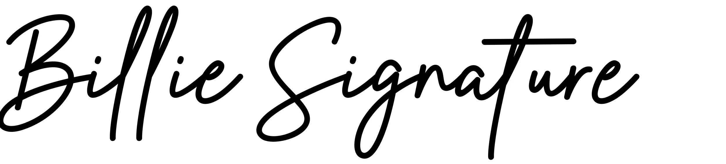 Billie Signature