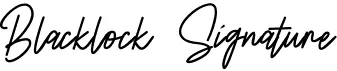 Blacklock Signature