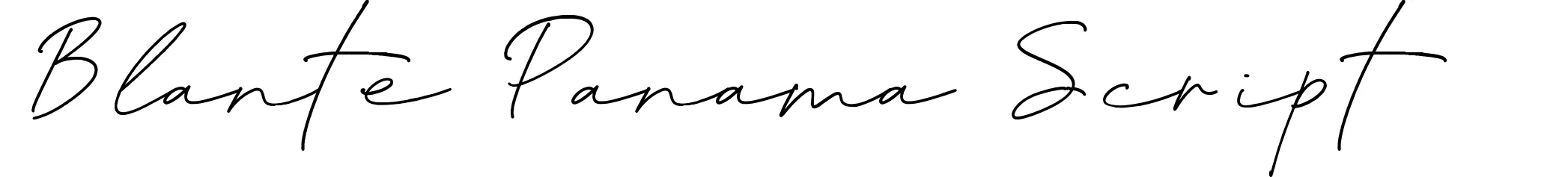 Blante Panama Script