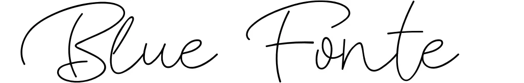Blue Fonte
