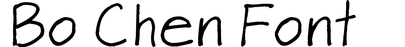 Bo Chen Font
