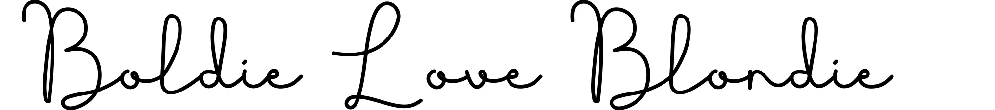 Boldie Love Blondie