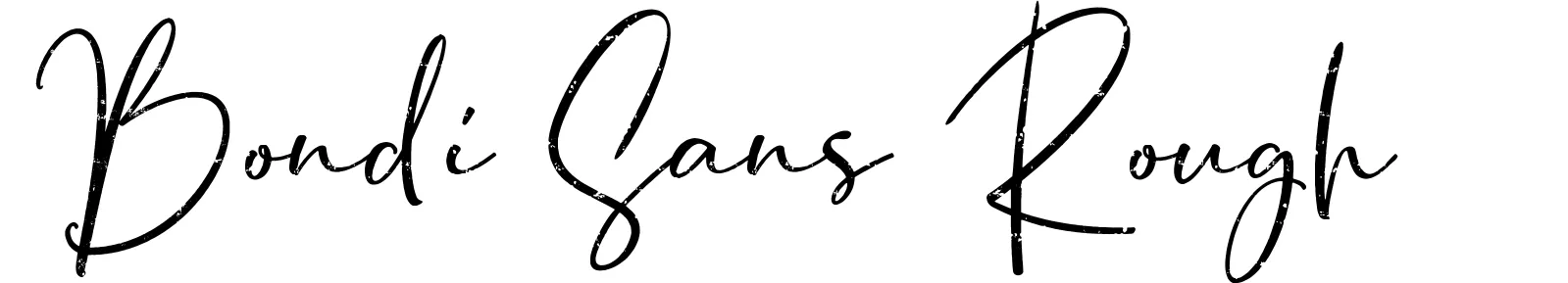 Bondi Sans Rough