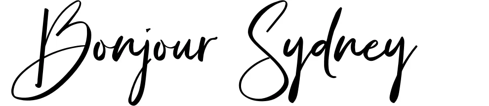 Bonjour Sydney
