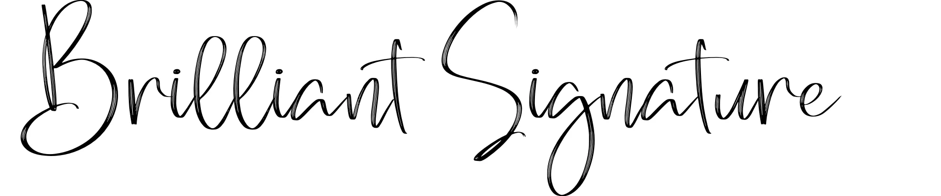 Brilliant Signature