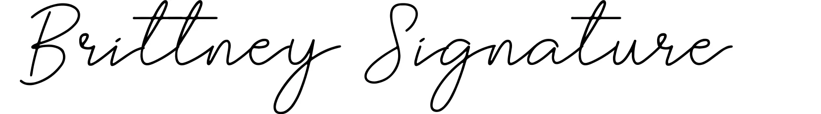 Brittney Signature