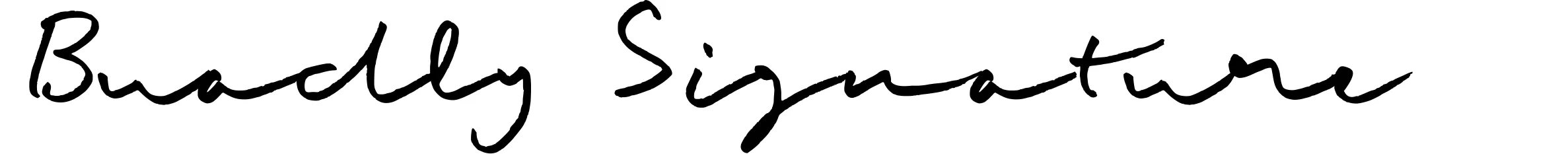 Buadly Signature