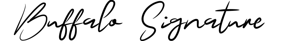 Buffalo Signature