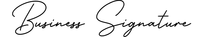 Business Signature