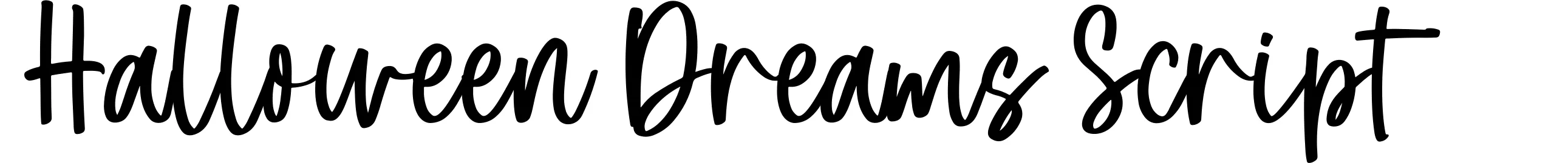 Halloween Dreams Script