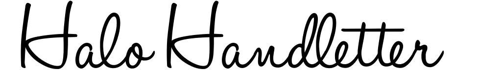 Halo Handletter