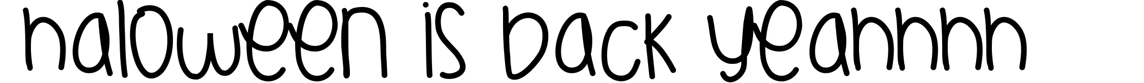 Haloween Is Back Yeahhhh