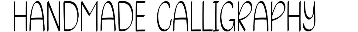 Handmade Calligraphy