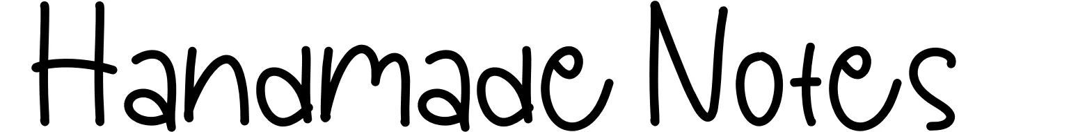Handmade Notes