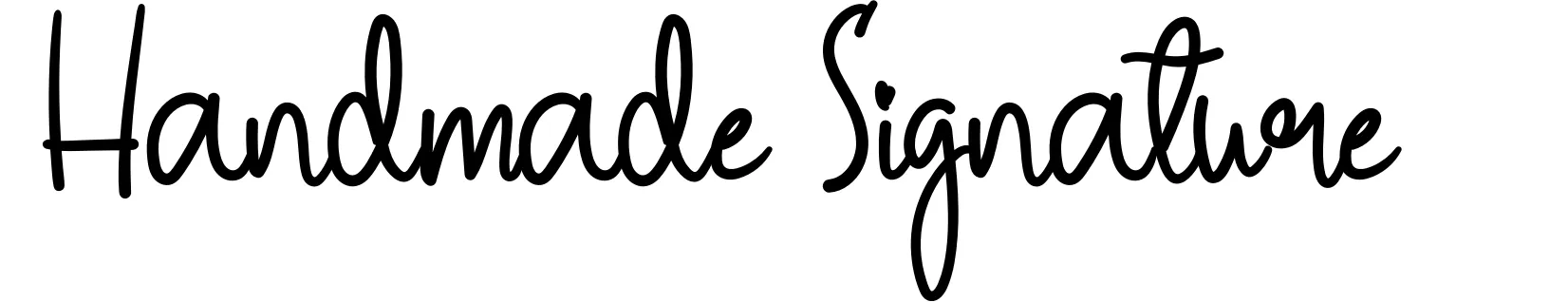 Handmade Signature