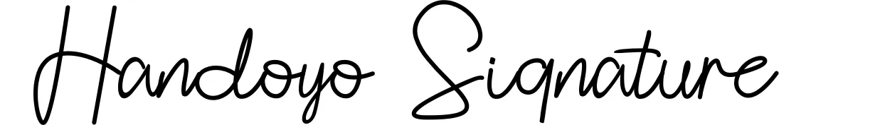 Handoyo Signature