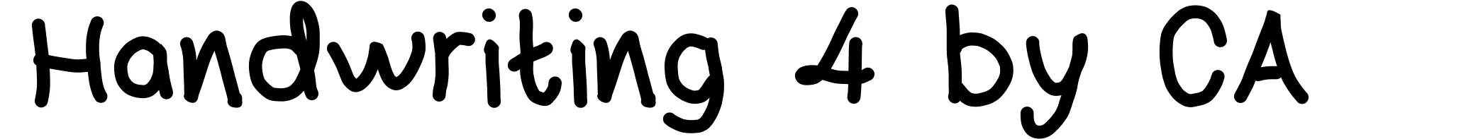 Handwriting 4 by CA