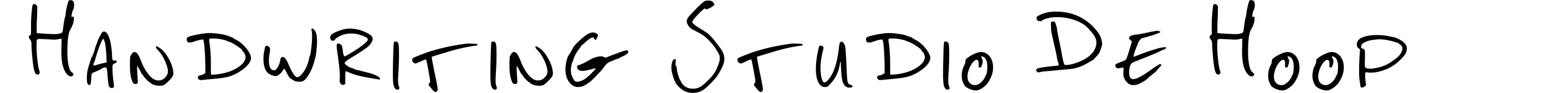 Handwriting Studio De Hoop