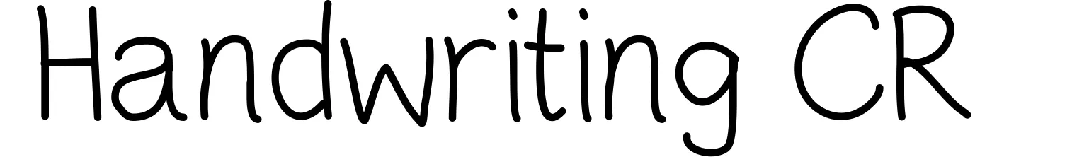 Handwriting CR