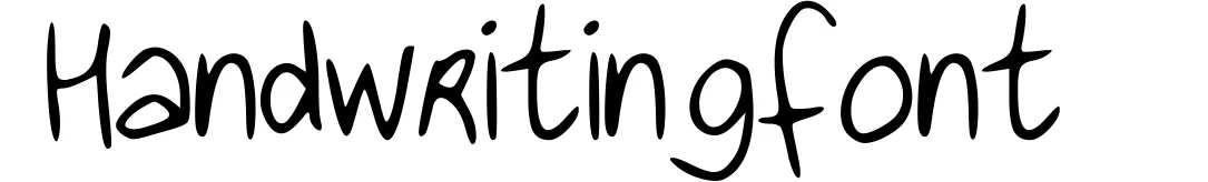 Handwritingfont