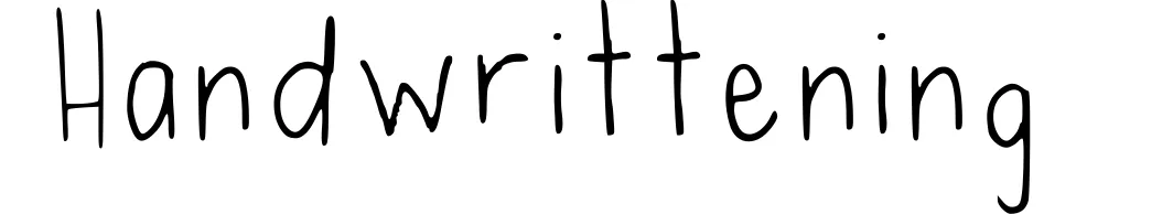 Handwrittening