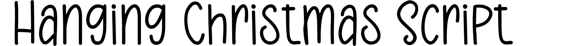 Hanging Christmas Script