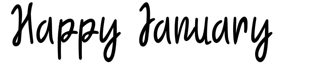 Happy January