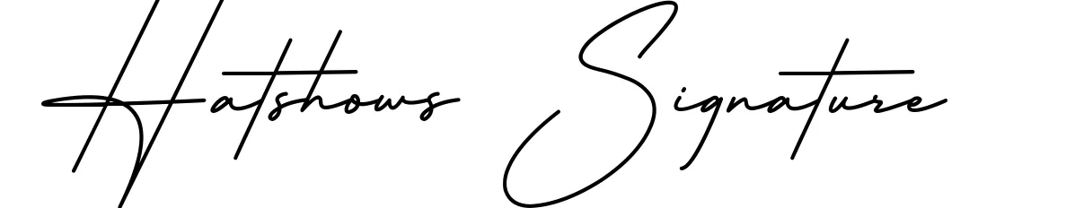 Hatshows Signature