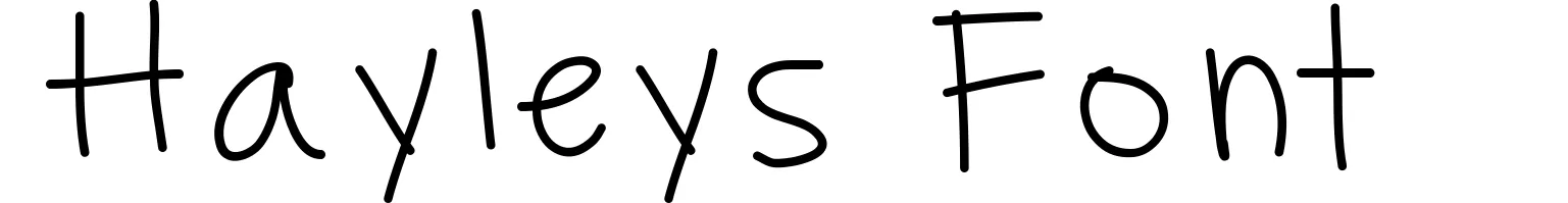 Hayleys Font