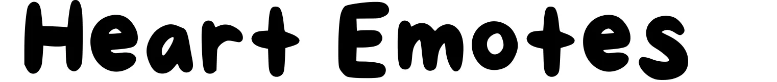 Heart Emotes