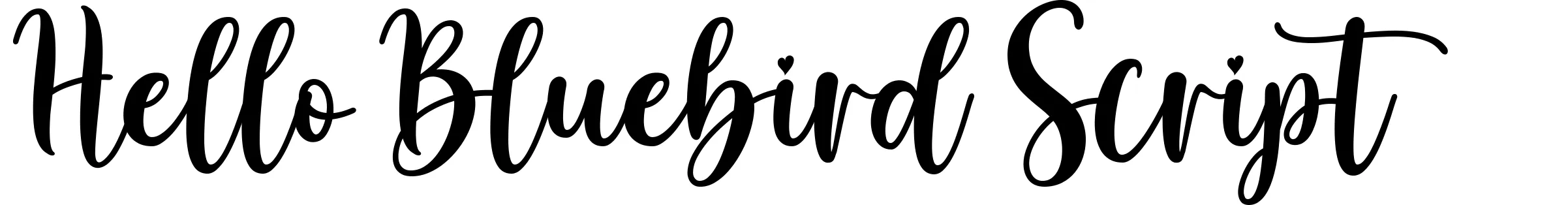 Hello Bluebird Script