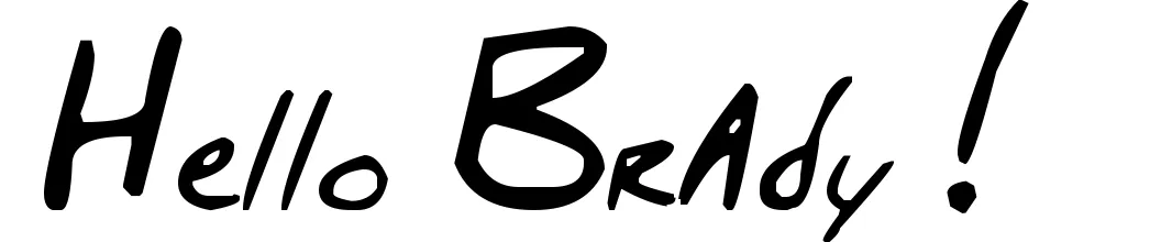Hello Brady !